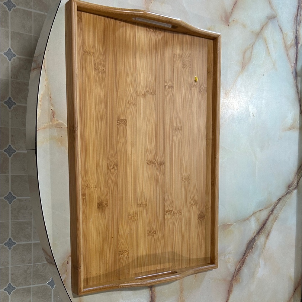 Natural Bamboo Serving Tray